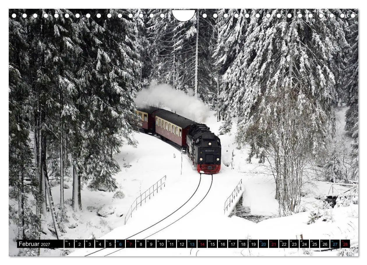 Bild: 9783569779228 | Dampf am Brocken - Die Harzquerbahn (Wandkalender 2027 DIN A4...