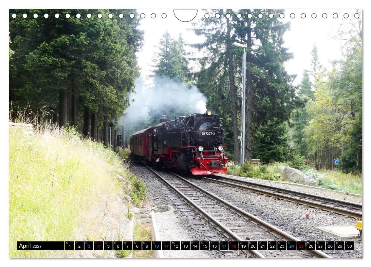 Bild: 9783569779228 | Dampf am Brocken - Die Harzquerbahn (Wandkalender 2027 DIN A4...