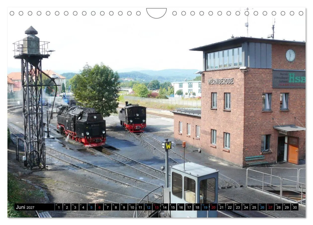 Bild: 9783569779228 | Dampf am Brocken - Die Harzquerbahn (Wandkalender 2027 DIN A4...