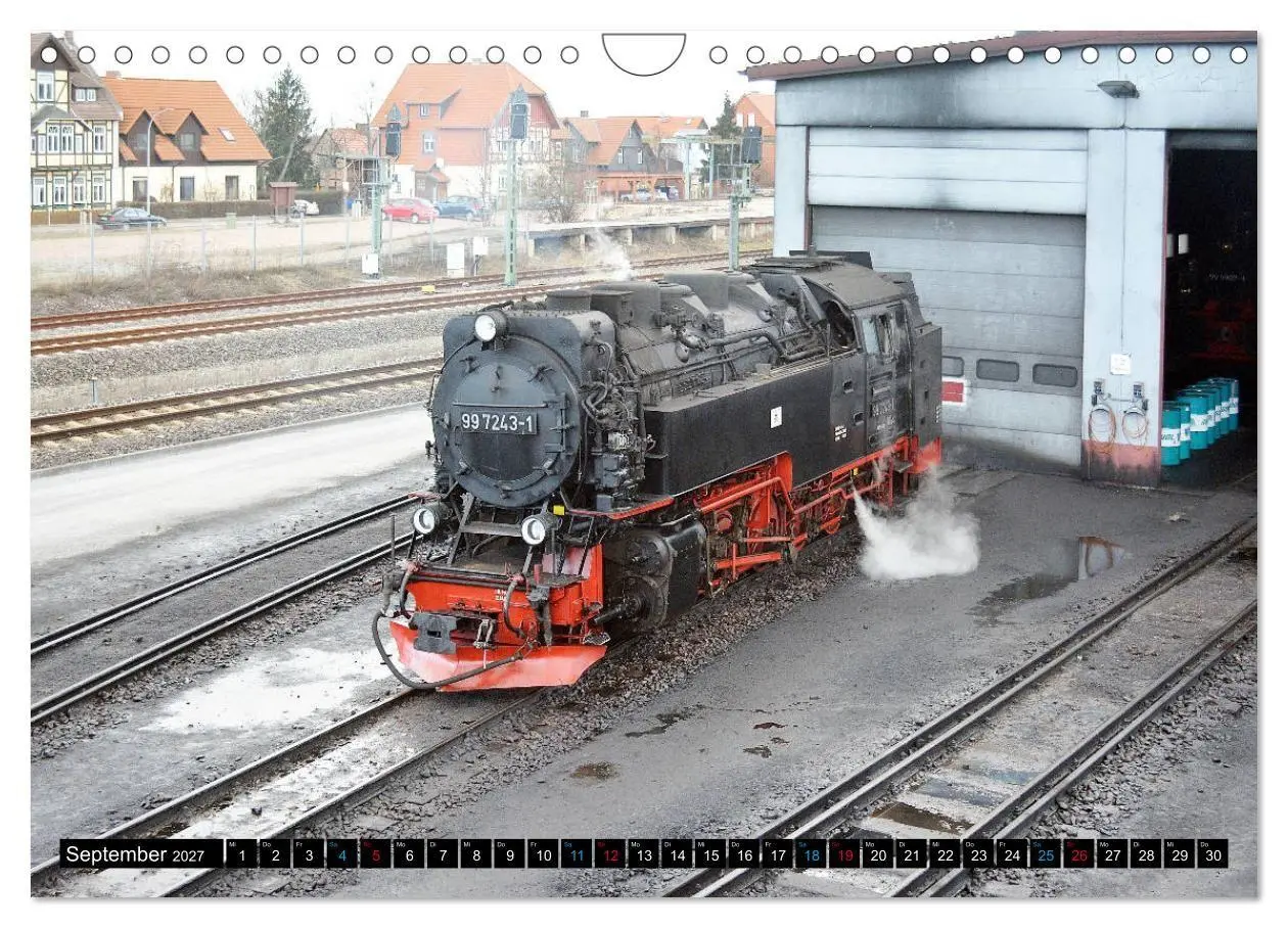 Bild: 9783569779228 | Dampf am Brocken - Die Harzquerbahn (Wandkalender 2027 DIN A4...