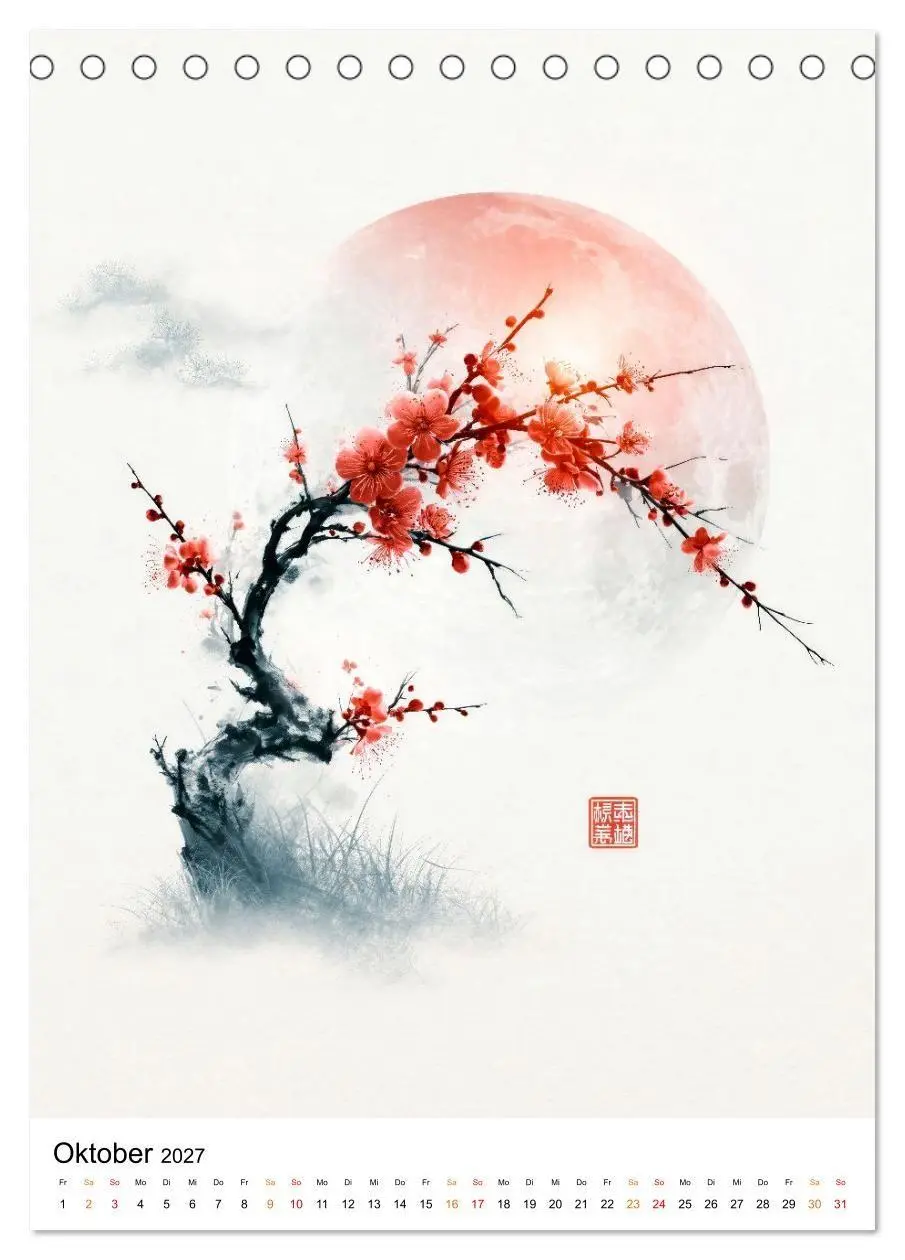 Bild: 9783594359228 | Japan ZEN - Der Atem der Natur (Tischkalender 2027 DIN A5 hoch),...