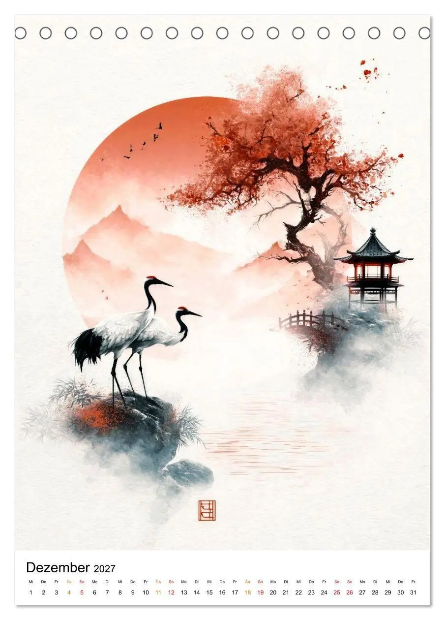 Bild: 9783594359228 | Japan ZEN - Der Atem der Natur (Tischkalender 2027 DIN A5 hoch),...