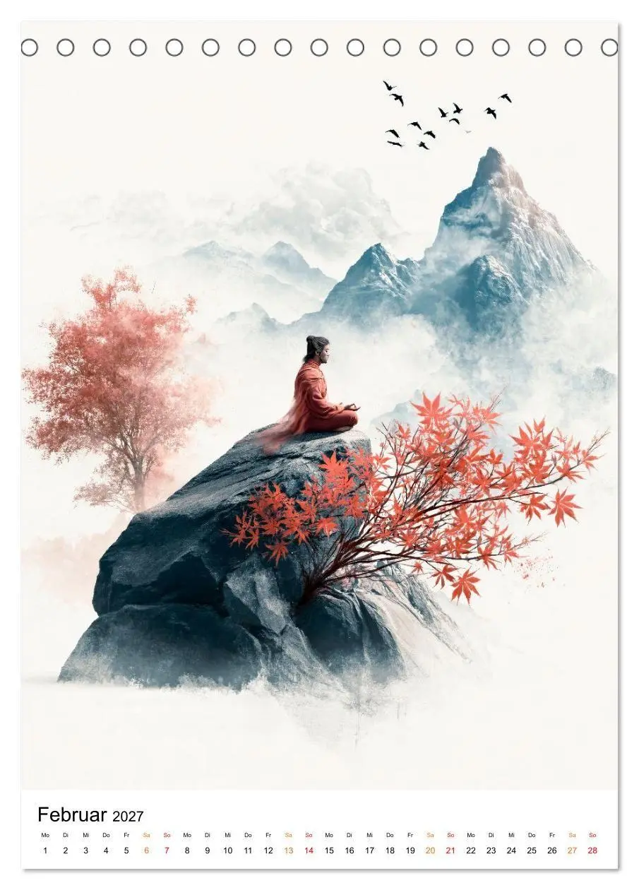 Bild: 9783594359228 | Japan ZEN - Der Atem der Natur (Tischkalender 2027 DIN A5 hoch),...
