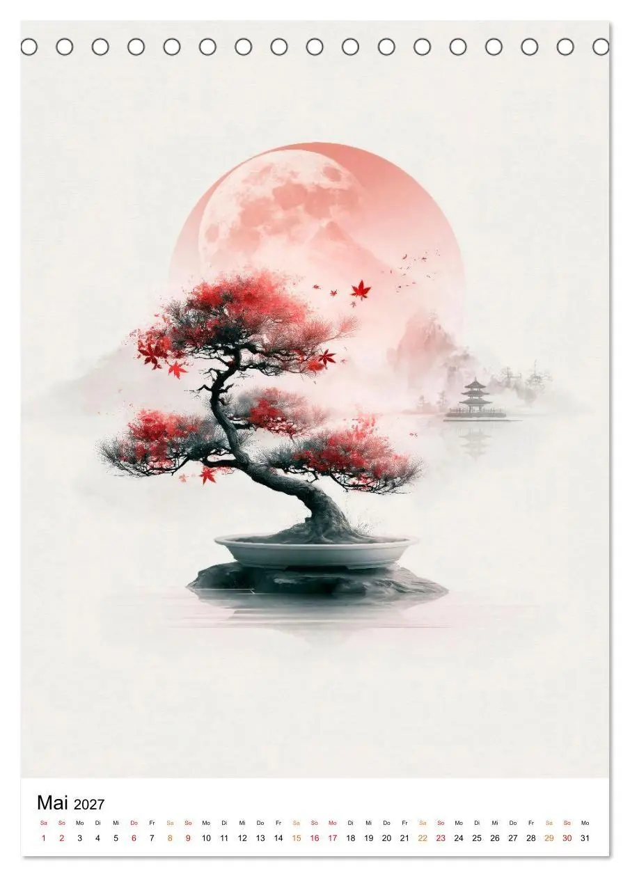 Bild: 9783594359228 | Japan ZEN - Der Atem der Natur (Tischkalender 2027 DIN A5 hoch),...