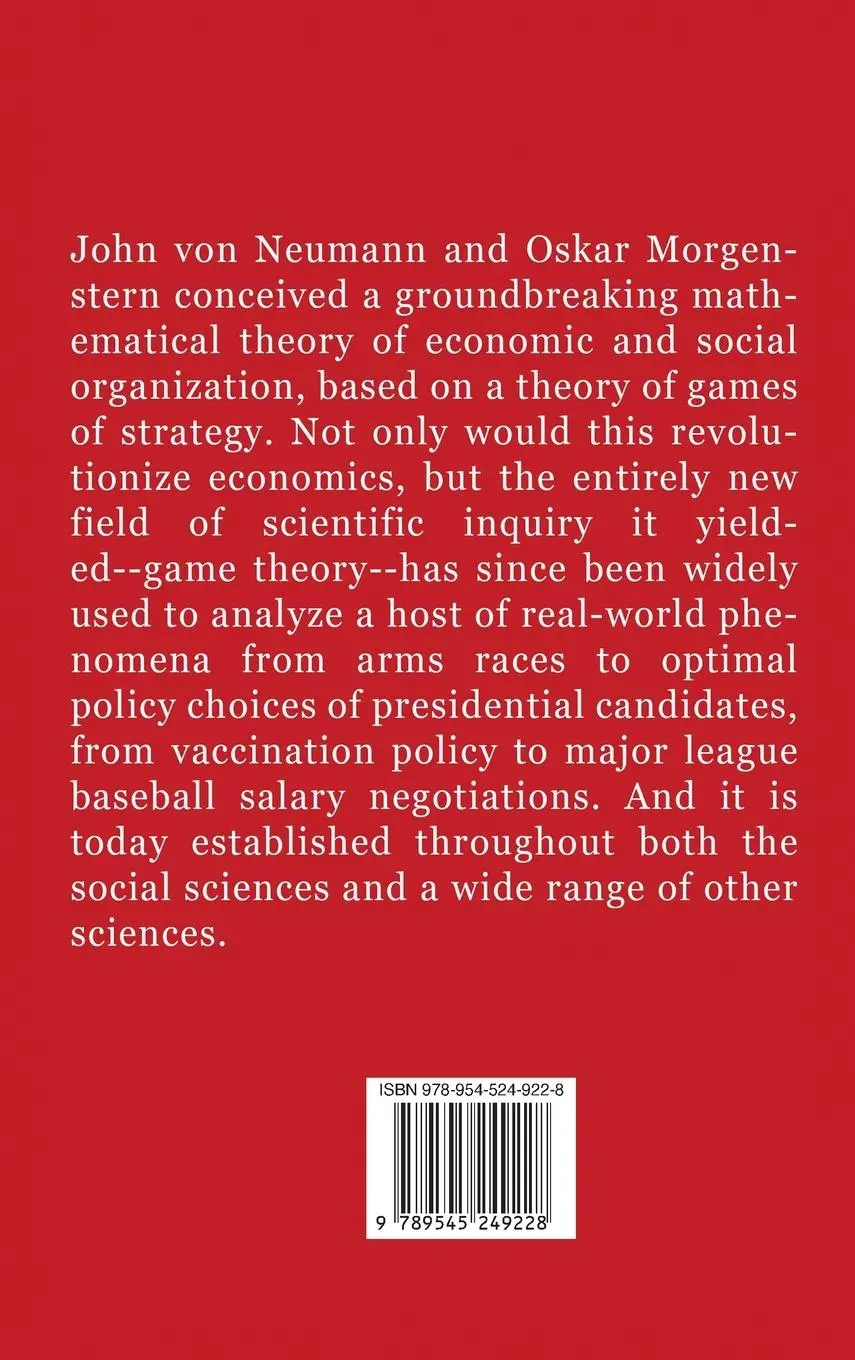 Rückseite: 9789545249228 | Theory of Games and Economic Behavior | John Von Neumann (u. a.)