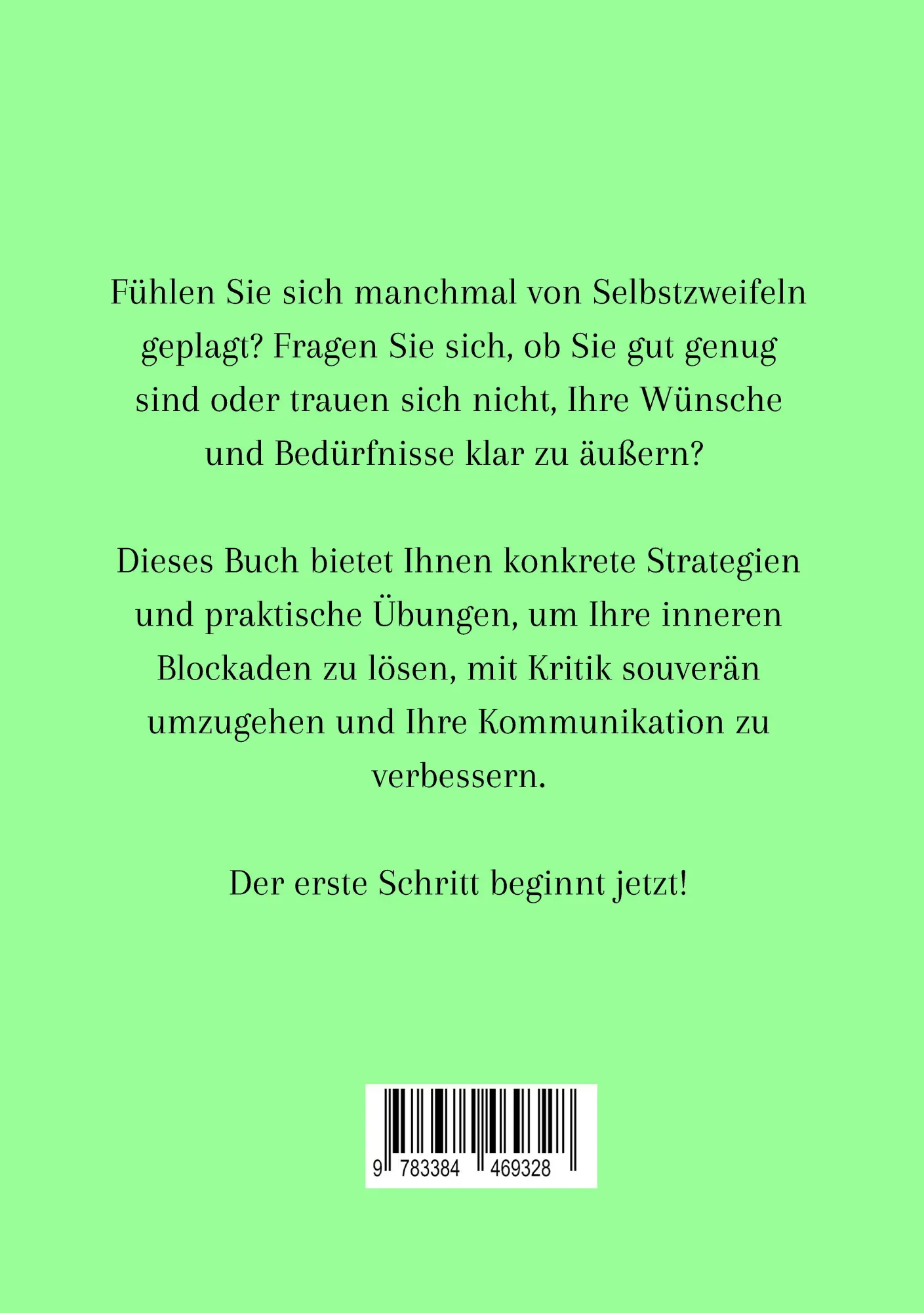 Rückseite: 9783384469328 | Weil Sie es sich wert sind! | Michael Massa | Taschenbuch | 116 S.