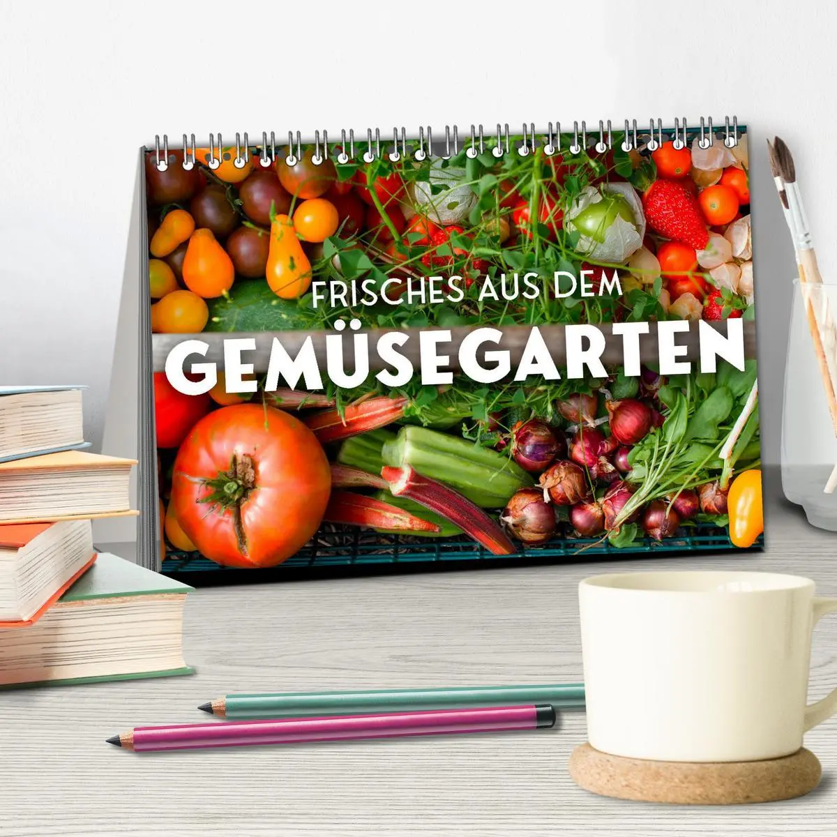 Bild: 9783457419328 | Frisches aus dem Gemüsegarten (Tischkalender 2026 DIN A5 quer),...
