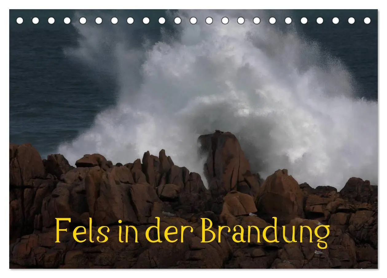 Cover: 9783457969328 | Fels in der Brandung (Tischkalender 2026 DIN A5 quer), CALVENDO...