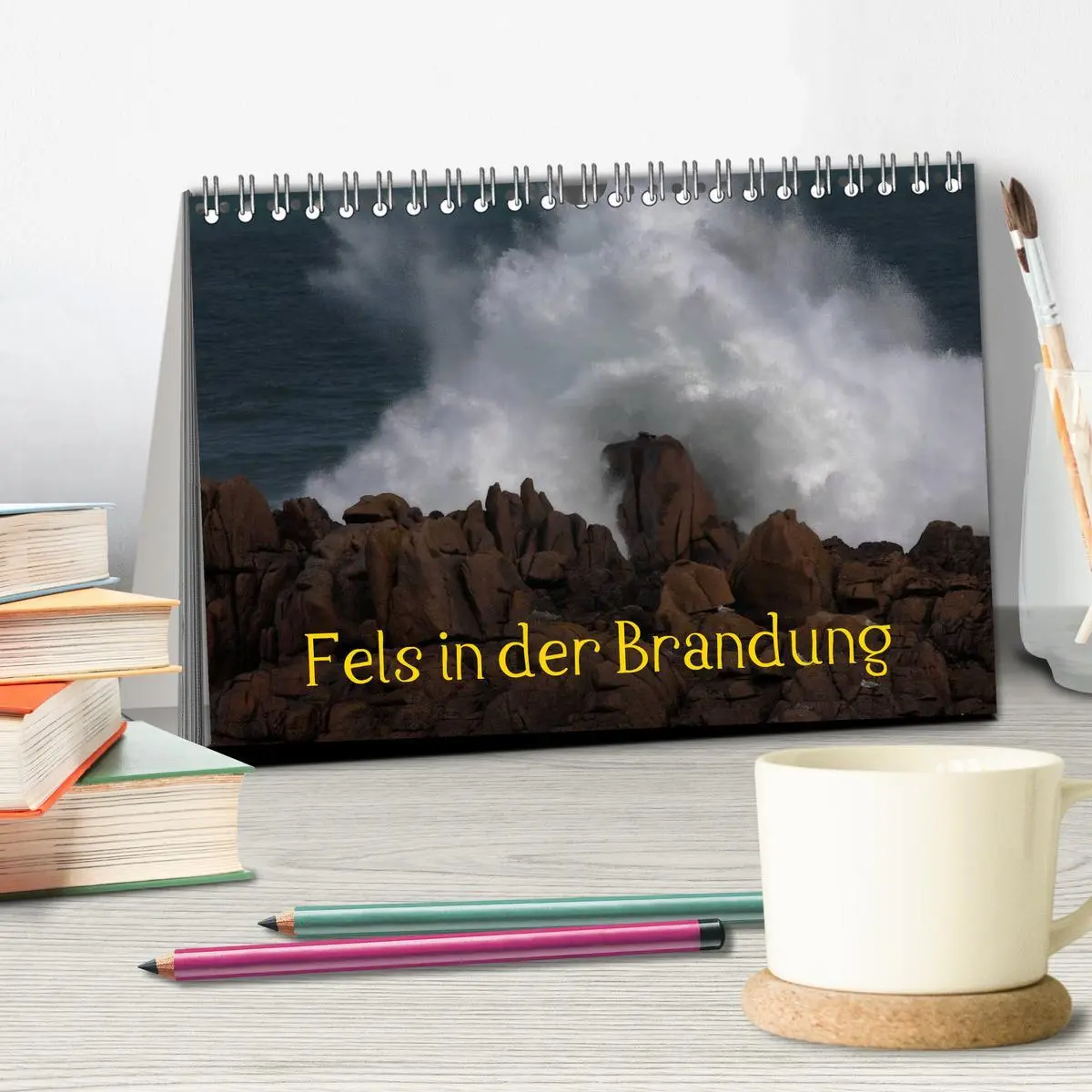 Bild: 9783457969328 | Fels in der Brandung (Tischkalender 2026 DIN A5 quer), CALVENDO...
