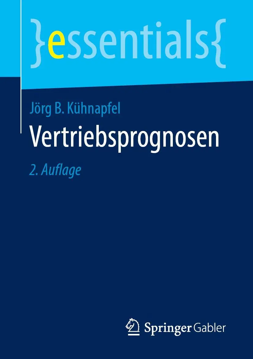 Cover: 9783658249328 | Vertriebsprognosen | Jörg B Kühnapfel | Taschenbuch | Deutsch | 2019