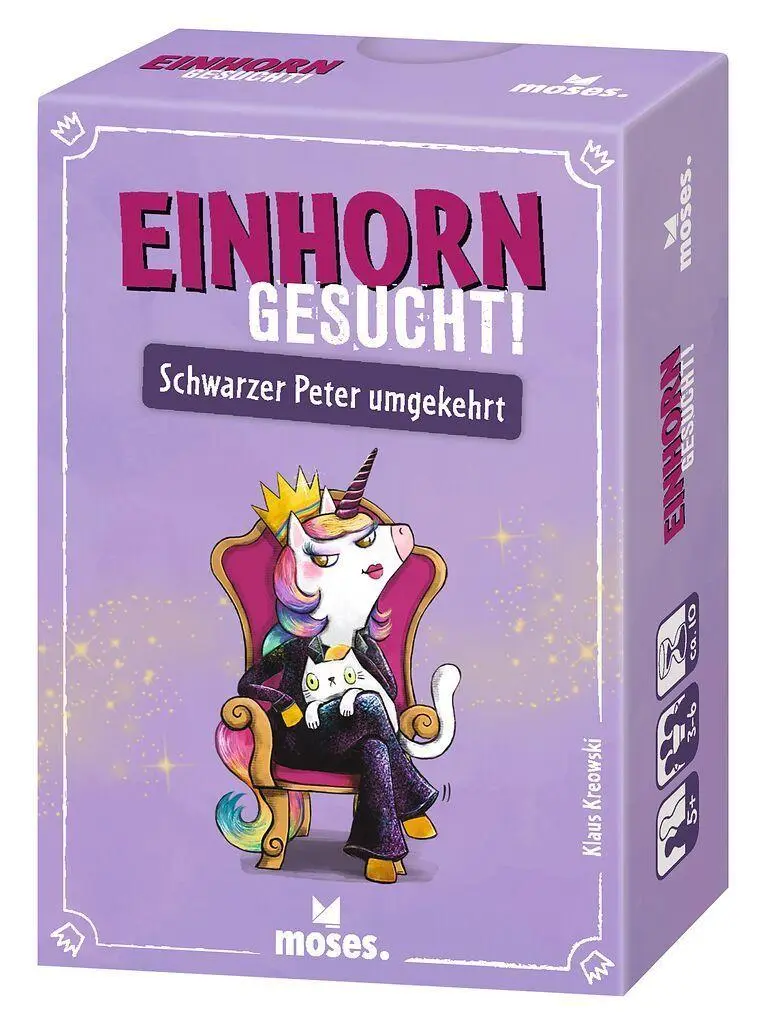 Cover: 4033477909428 | Einhorn gesucht! | Schwarzer Peter umgekehrt | Spiel | 90942 | Deutsch