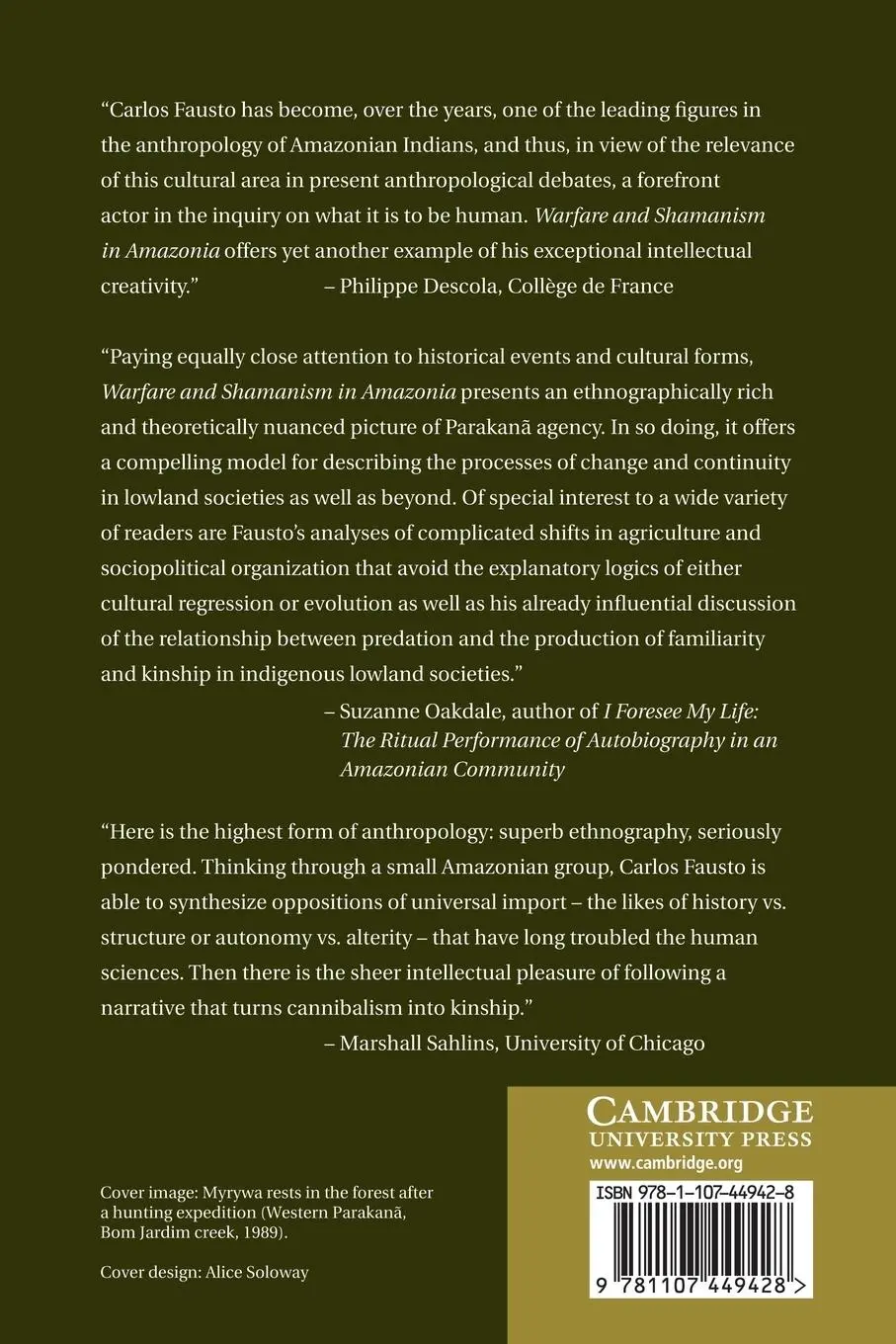 Rückseite: 9781107449428 | Warfare and Shamanism in Amazonia | Carlos Fausto | Taschenbuch | 2014