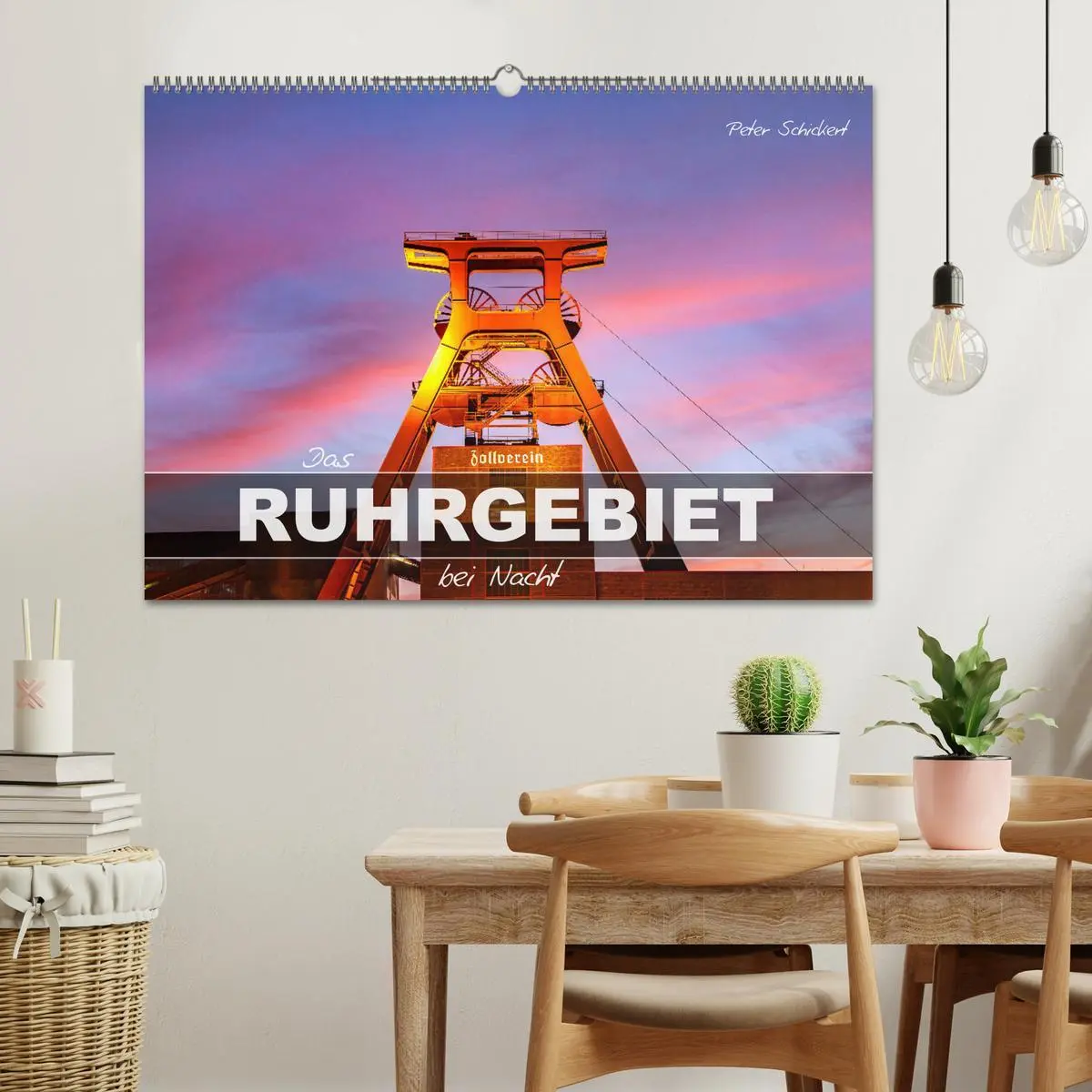 Bild: 9783457269428 | Das Ruhrgebiet bei Nacht (Wandkalender 2026 DIN A2 quer), CALVENDO...