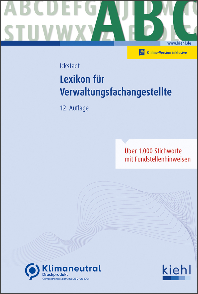 Cover: 9783470109428 | Lexikon für Verwaltungsfachangestellte | Ewald Ickstadt | Bundle