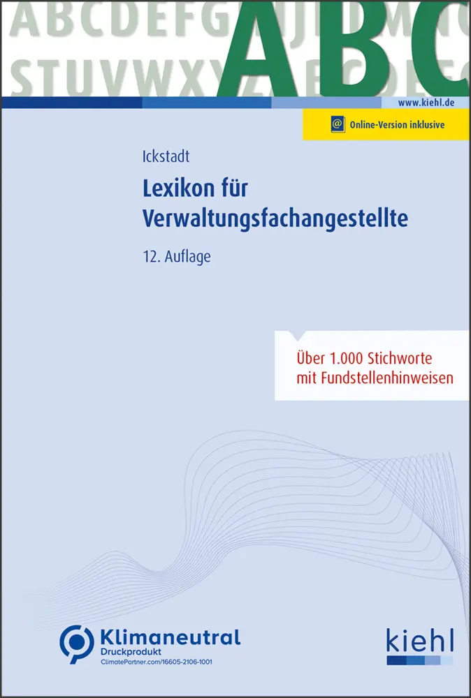 Cover: 9783470109428 | Lexikon für Verwaltungsfachangestellte | Ewald Ickstadt | Bundle