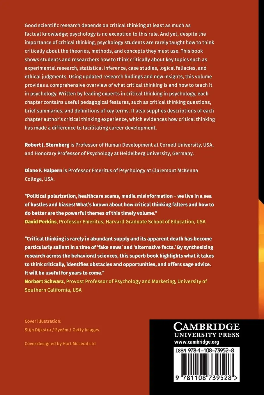 Rückseite: 9781108739528 | Critical Thinking in Psychology | Robert J Sternberg (u. a.) | Buch