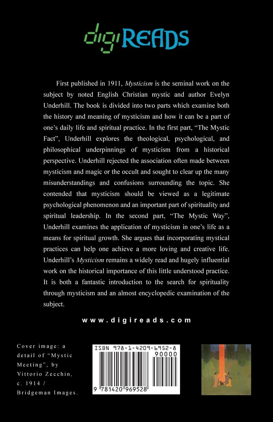 Rückseite: 9781420969528 | Mysticism | Evelyn Underhill | Taschenbuch | Englisch | 2020
