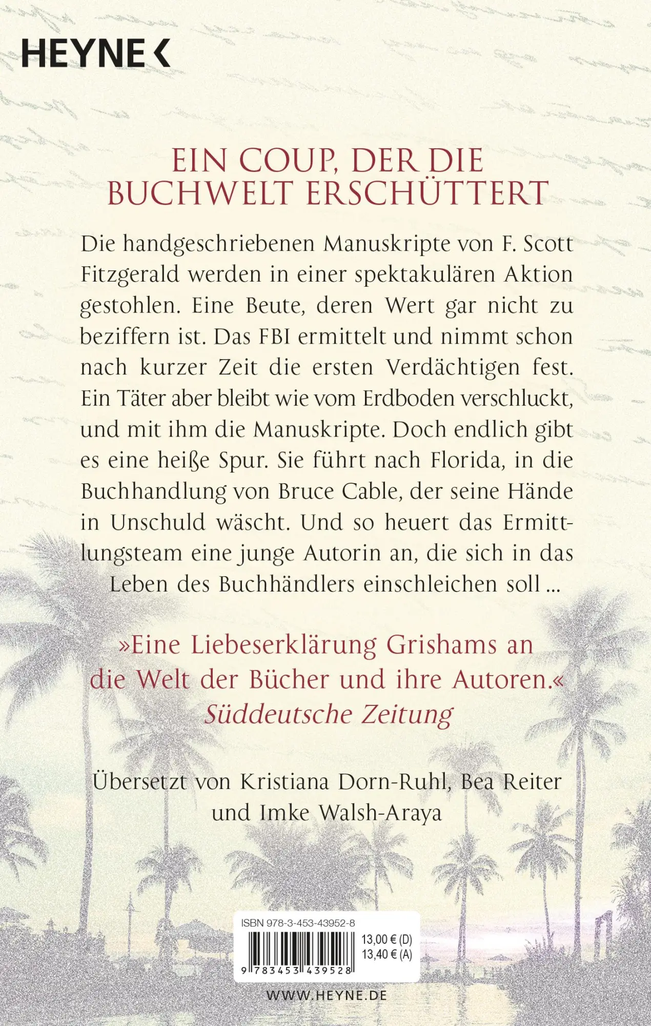Bild: 9783453439528 | Das Original | Roman | John Grisham | Taschenbuch | Die Camino-Reihe