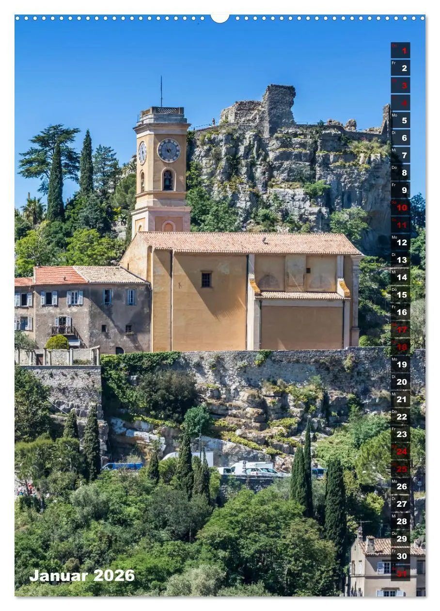 Bild: 9783516419528 | CÔTE D'AZUR Idyllische Orte (hochwertiger Premium Wandkalender 2026...