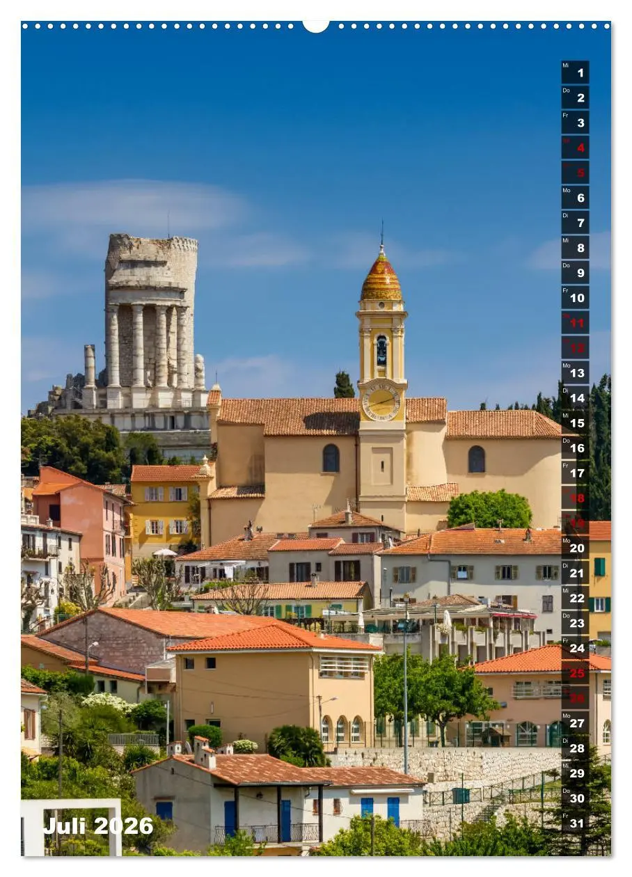 Bild: 9783516419528 | CÔTE D'AZUR Idyllische Orte (hochwertiger Premium Wandkalender 2026...