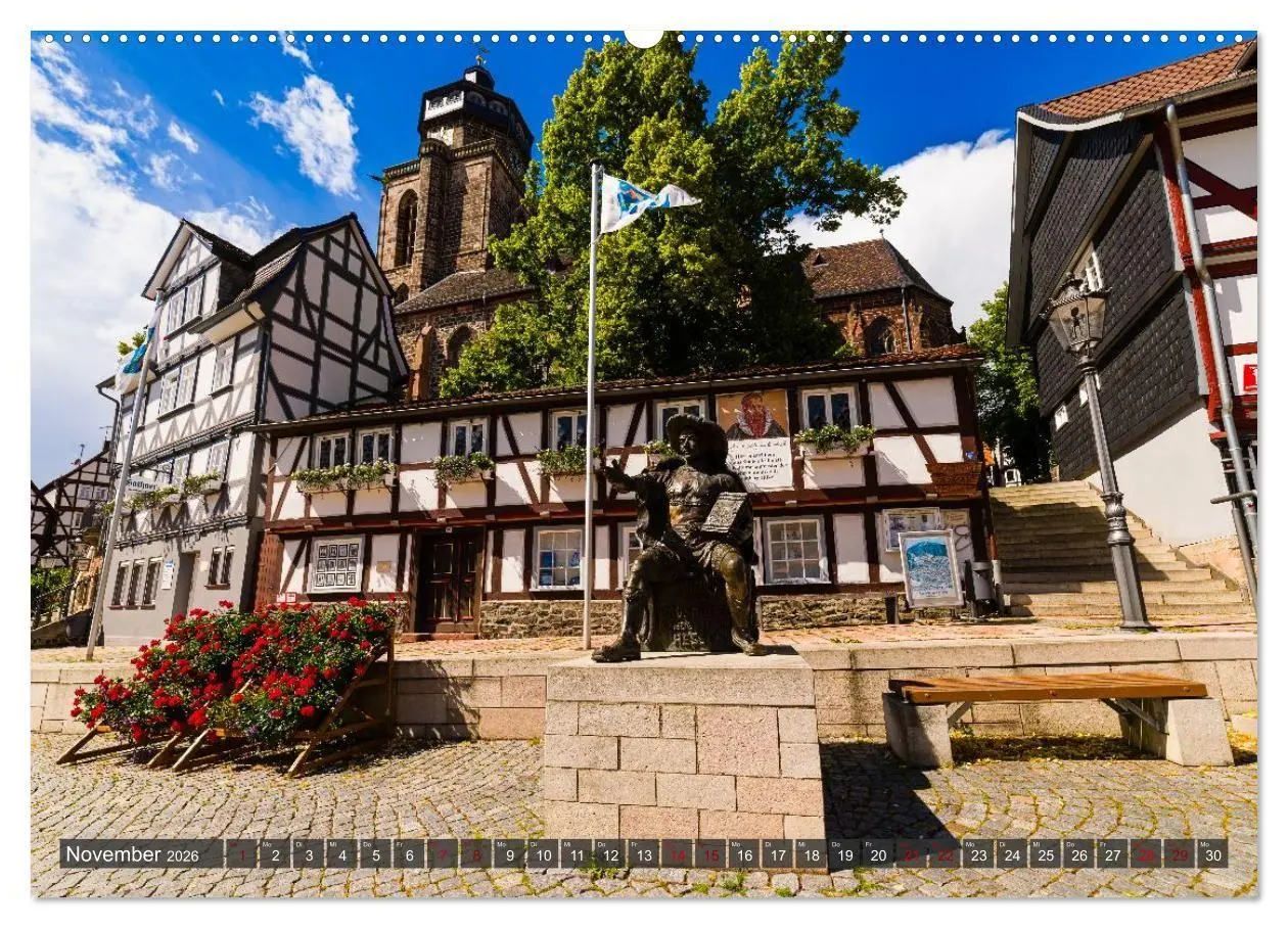 Bild: 9783516729528 | Ein Blick auf Homberg an der Efze in Farbe (Wandkalender 2026 DIN...