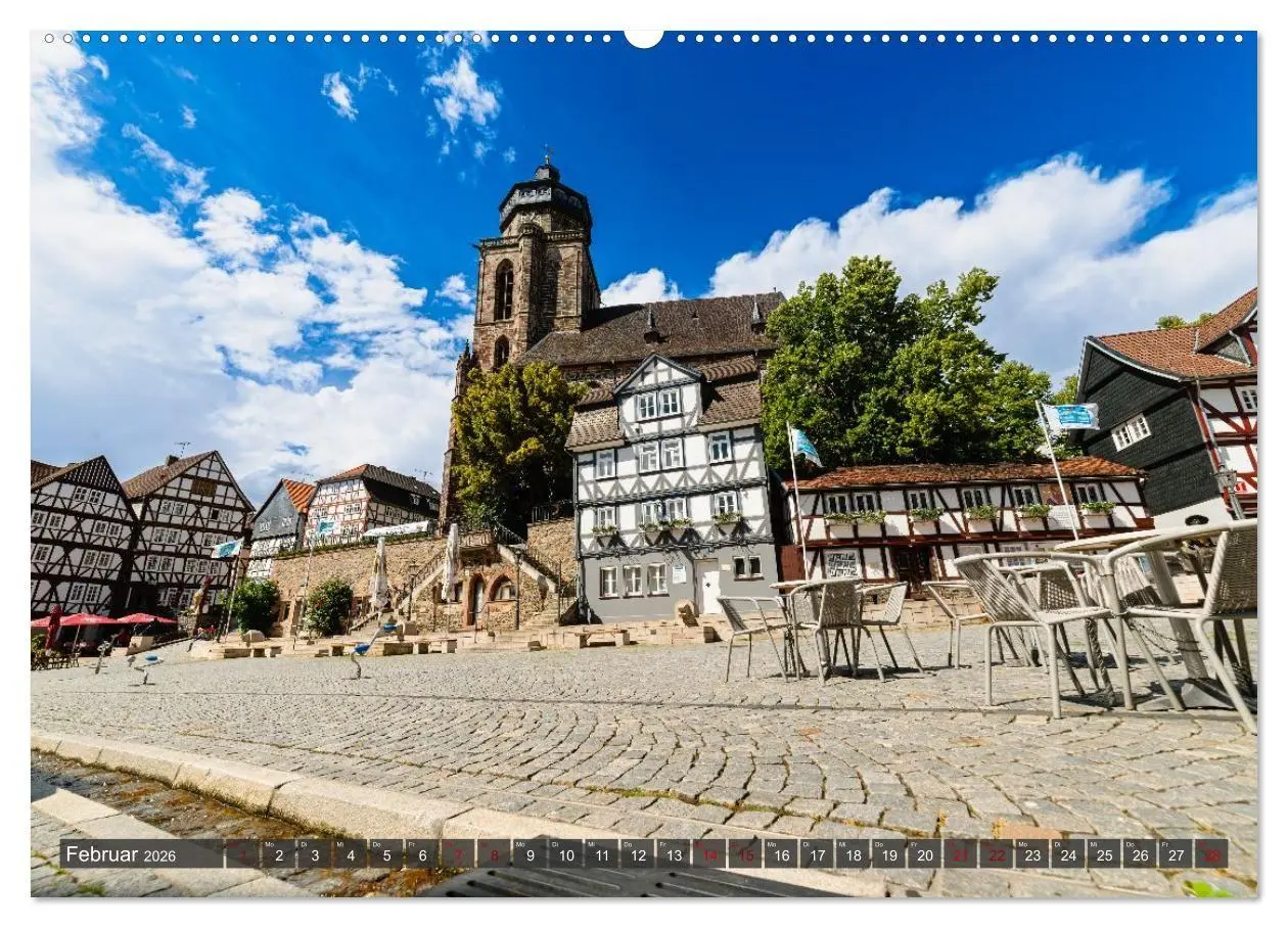 Bild: 9783516729528 | Ein Blick auf Homberg an der Efze in Farbe (Wandkalender 2026 DIN...