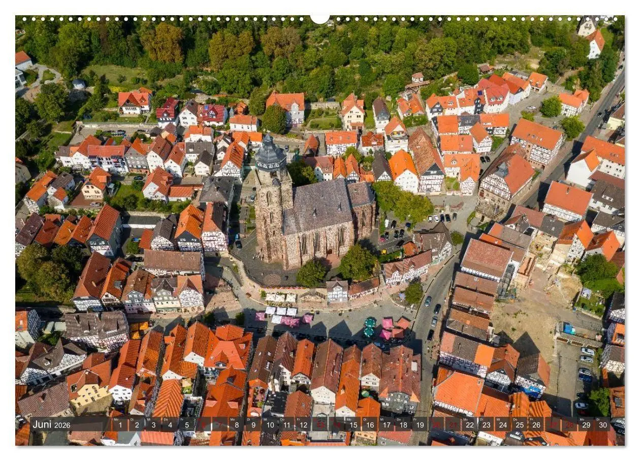 Bild: 9783516729528 | Ein Blick auf Homberg an der Efze in Farbe (Wandkalender 2026 DIN...