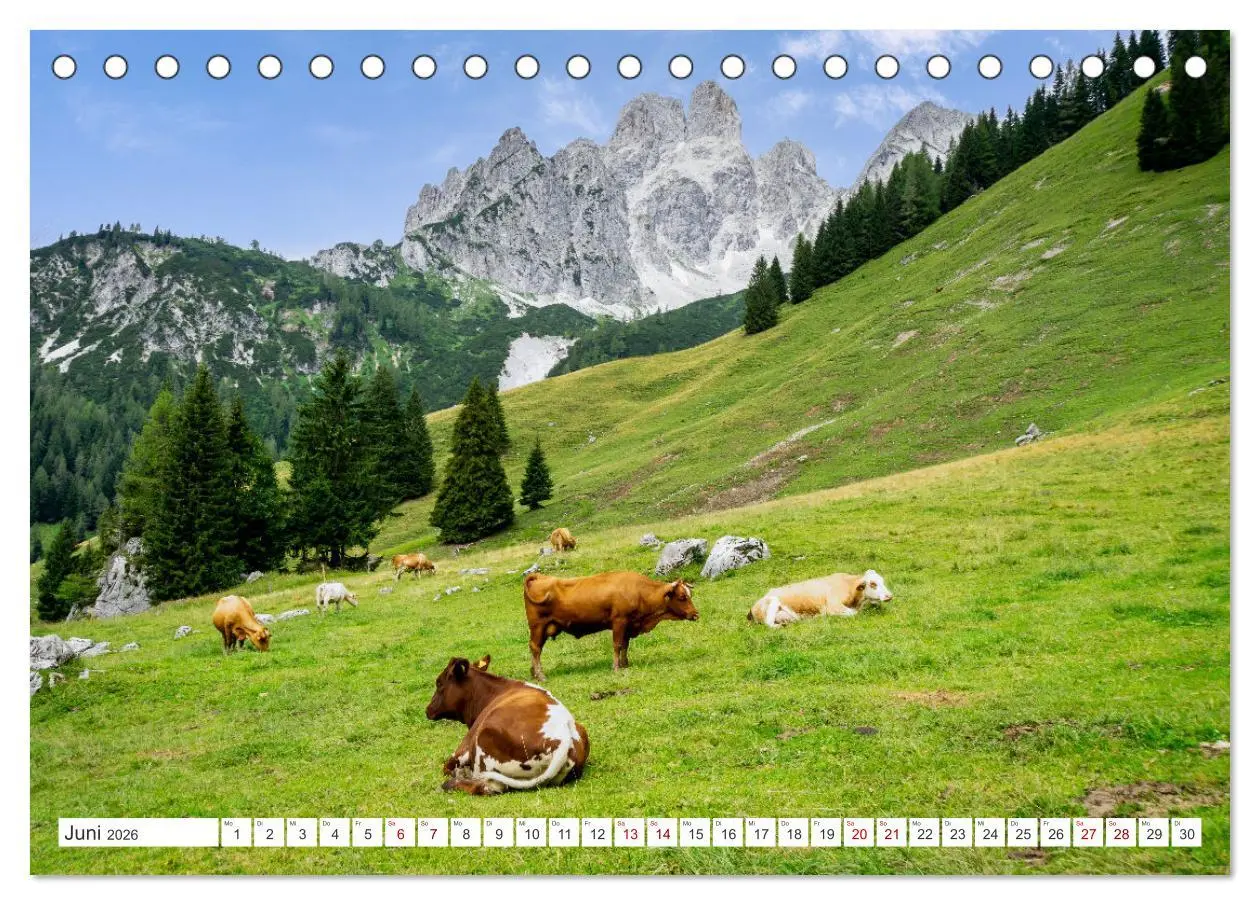 Bild: 9783457629628 | Das wunderbare Ramsau am Fuße des Dachsteins (Tischkalender 2026...