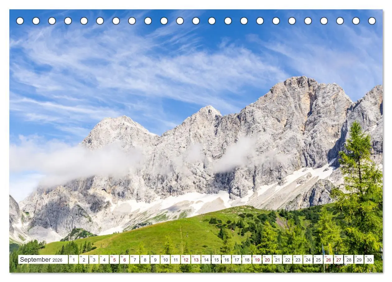 Bild: 9783457629628 | Das wunderbare Ramsau am Fuße des Dachsteins (Tischkalender 2026...
