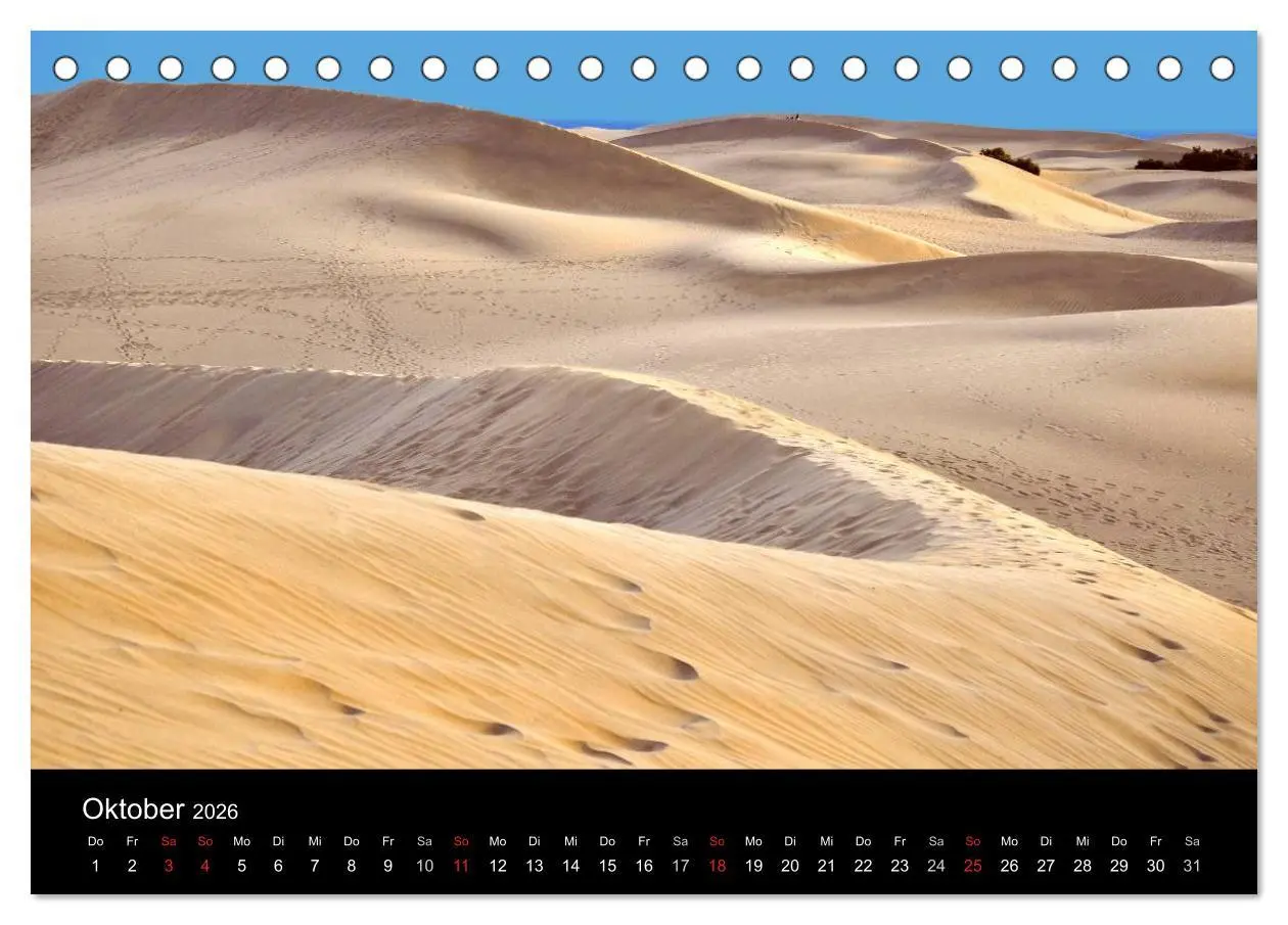 Bild: 9783516199628 | GRAN CANARIA/Dünen von Maspalomas (Tischkalender 2026 DIN A5 quer),...