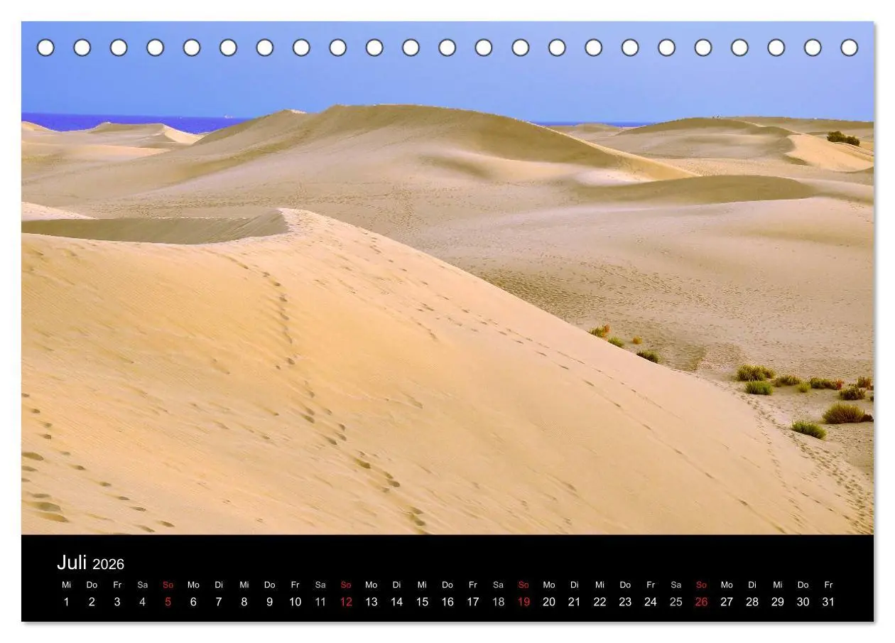 Bild: 9783516199628 | GRAN CANARIA/Dünen von Maspalomas (Tischkalender 2026 DIN A5 quer),...