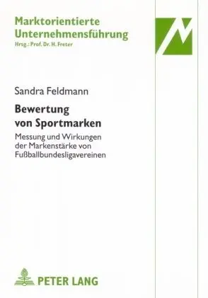 Cover: 9783631559628 | Bewertung von Sportmarken | Sandra Feldmann | Taschenbuch | Deutsch