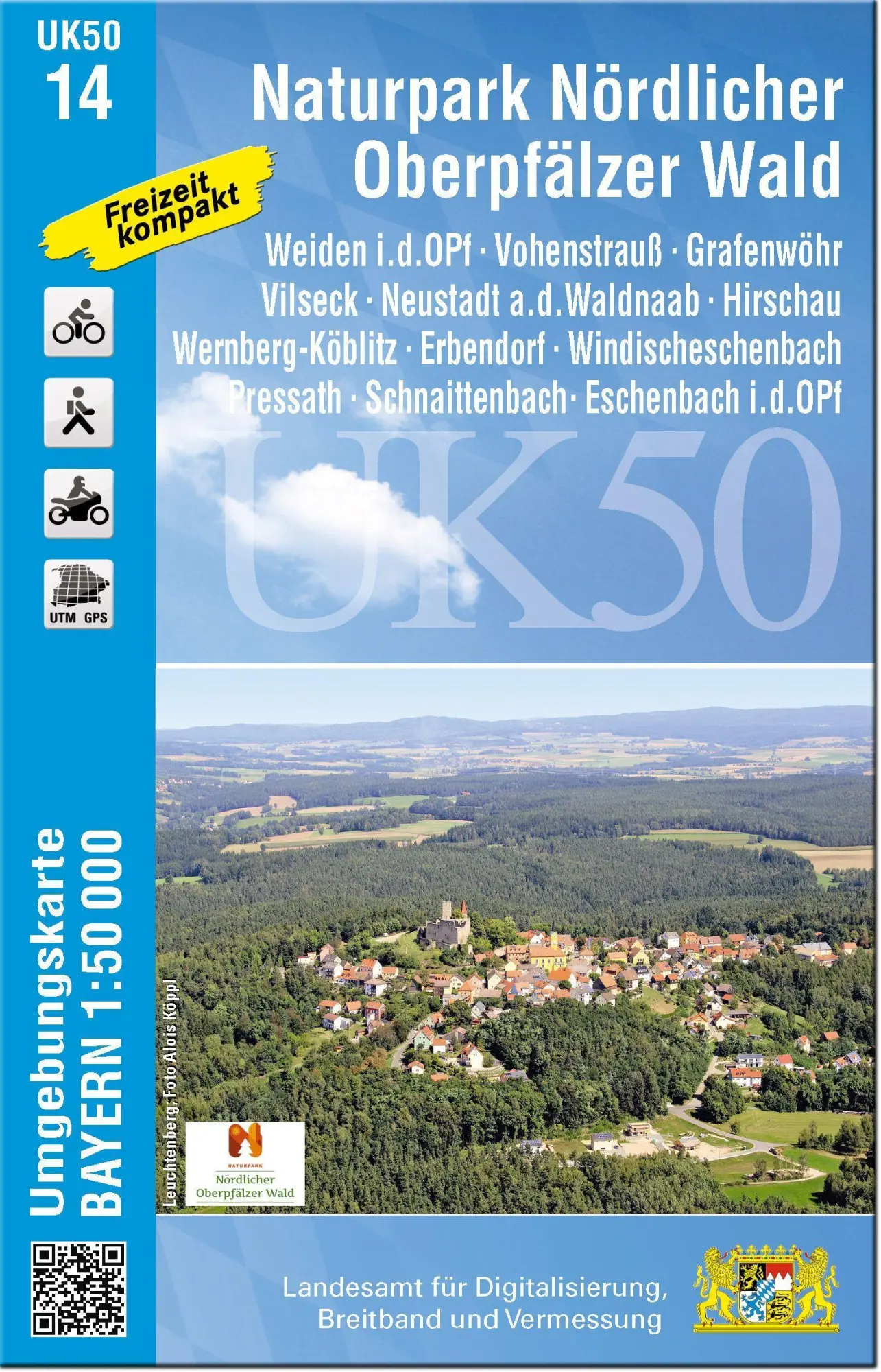 Cover: 9783899339628 | UK50-14 Naturpark Nördlicher Oberpfälzer Wald | Digitalisierung | 2023