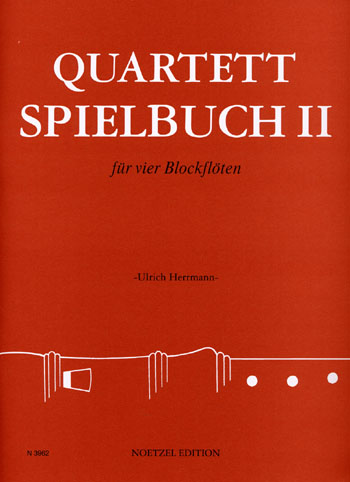 Cover: 9790204539628 | Quartett Spielbuch II | für vier Blockflöten | Ulrich Herrmann | Buch