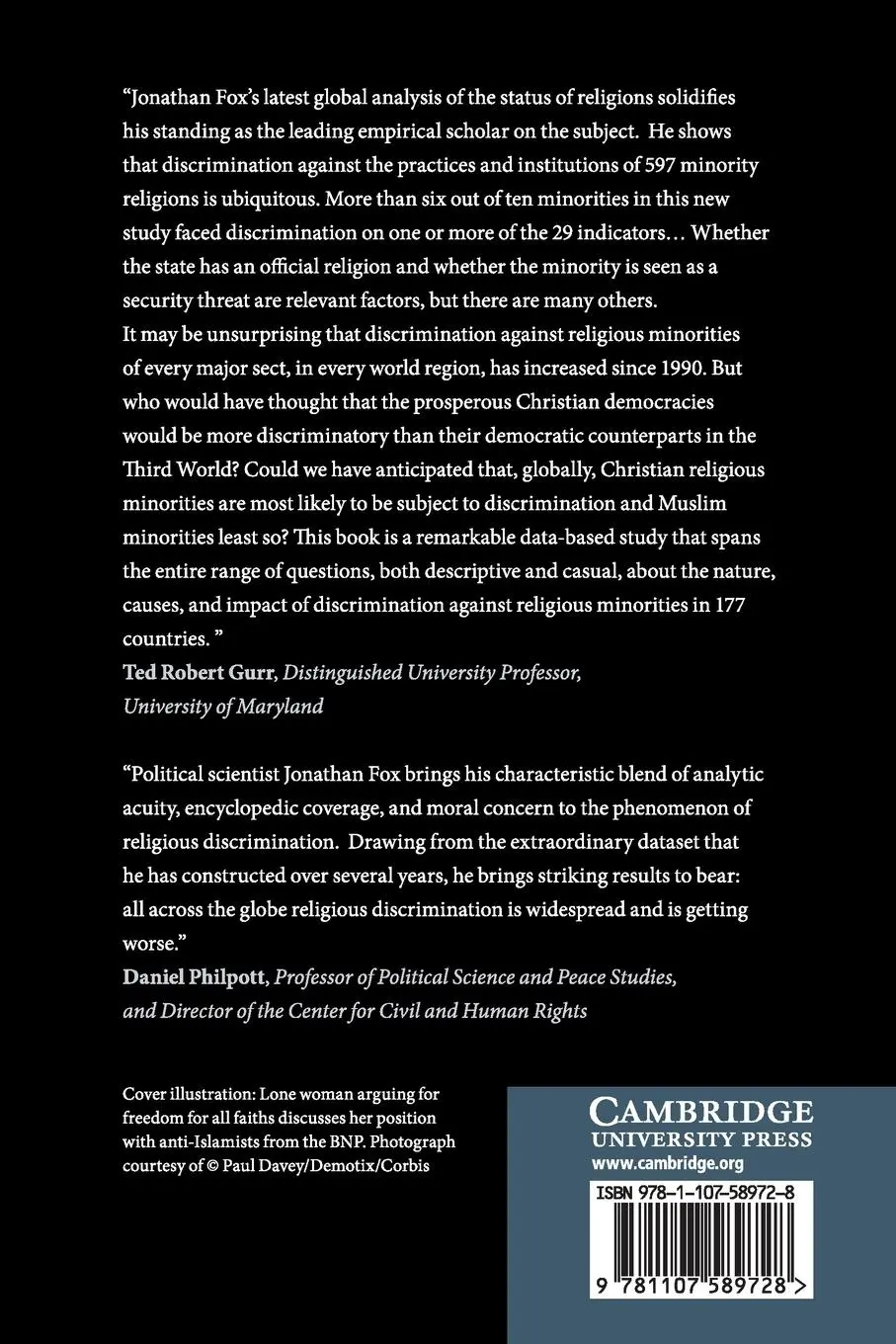 Rückseite: 9781107589728 | The Unfree Exercise of Religion | Jonathan Fox | Taschenbuch | 2018