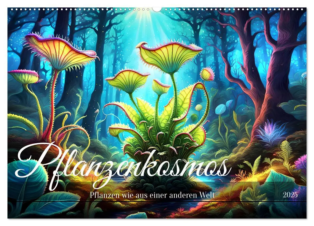 Cover: 9783457169728 | Pflanzenkosmos - Pflanzen wie aus einer anderen Welt (Wandkalender...