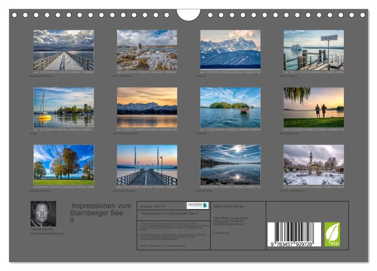 Bild: 9783457929728 | Impressionen vom Starnberger See II (Wandkalender 2026 DIN A4...
