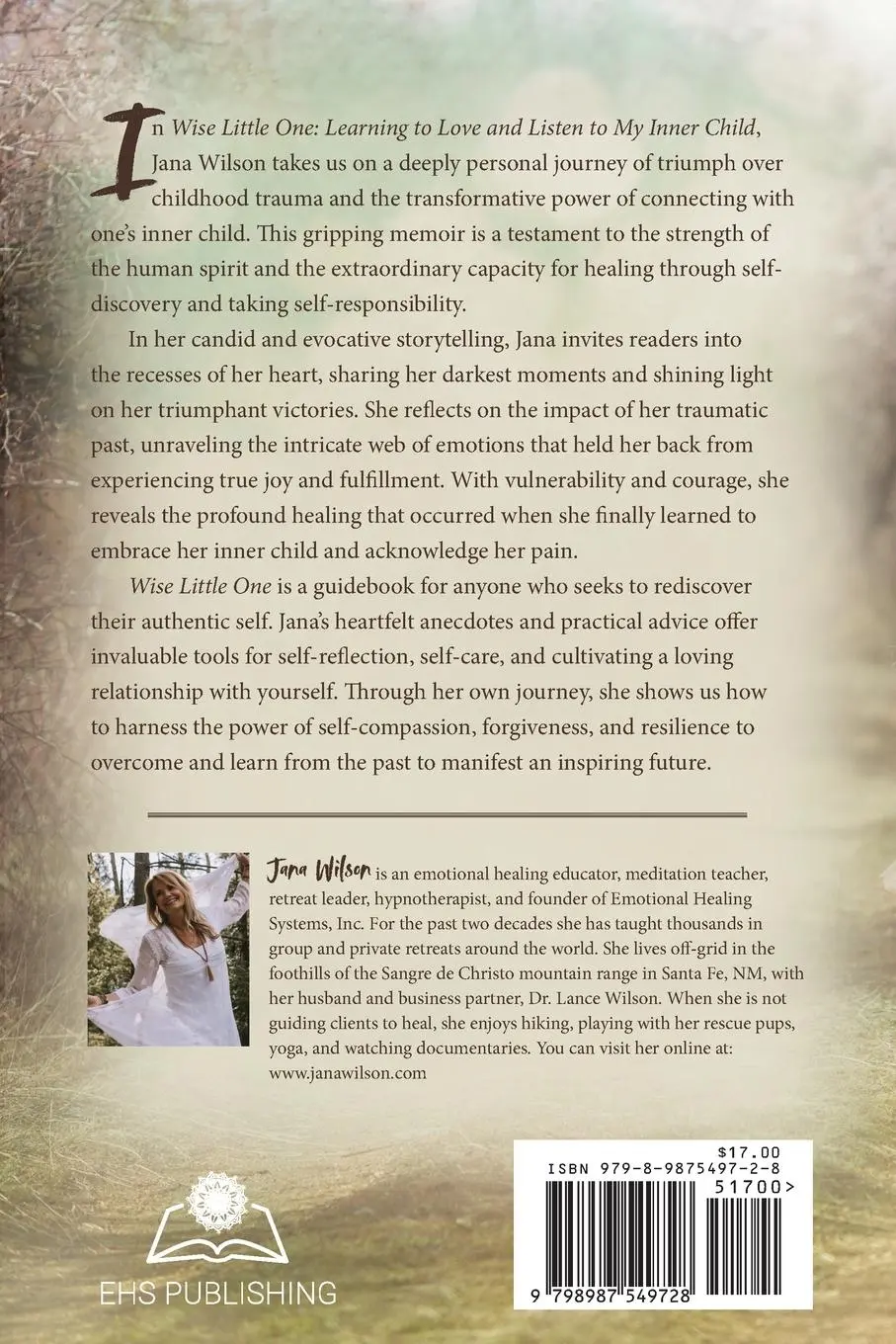 Rückseite: 9798987549728 | Wise Little One | Learning to Love and Listen to My Inner Child | Buch
