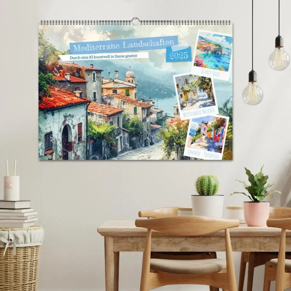 Bild: 9783383809828 | Mediterrane Landschaften (Wandkalender 2025 DIN A2 quer), CALVENDO...