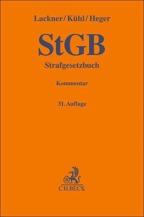 Cover: 9783406809828 | Strafgesetzbuch. StGB | Kommentar | Martin Heger | Buch | XLV | 2025
