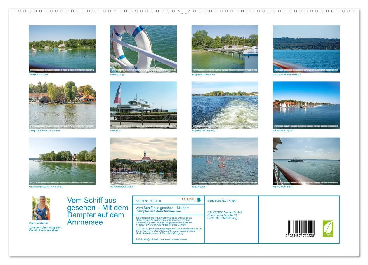 Bild: 9783457779828 | Vom Schiff aus gesehen - Mit dem Dampfer auf dem Ammersee...
