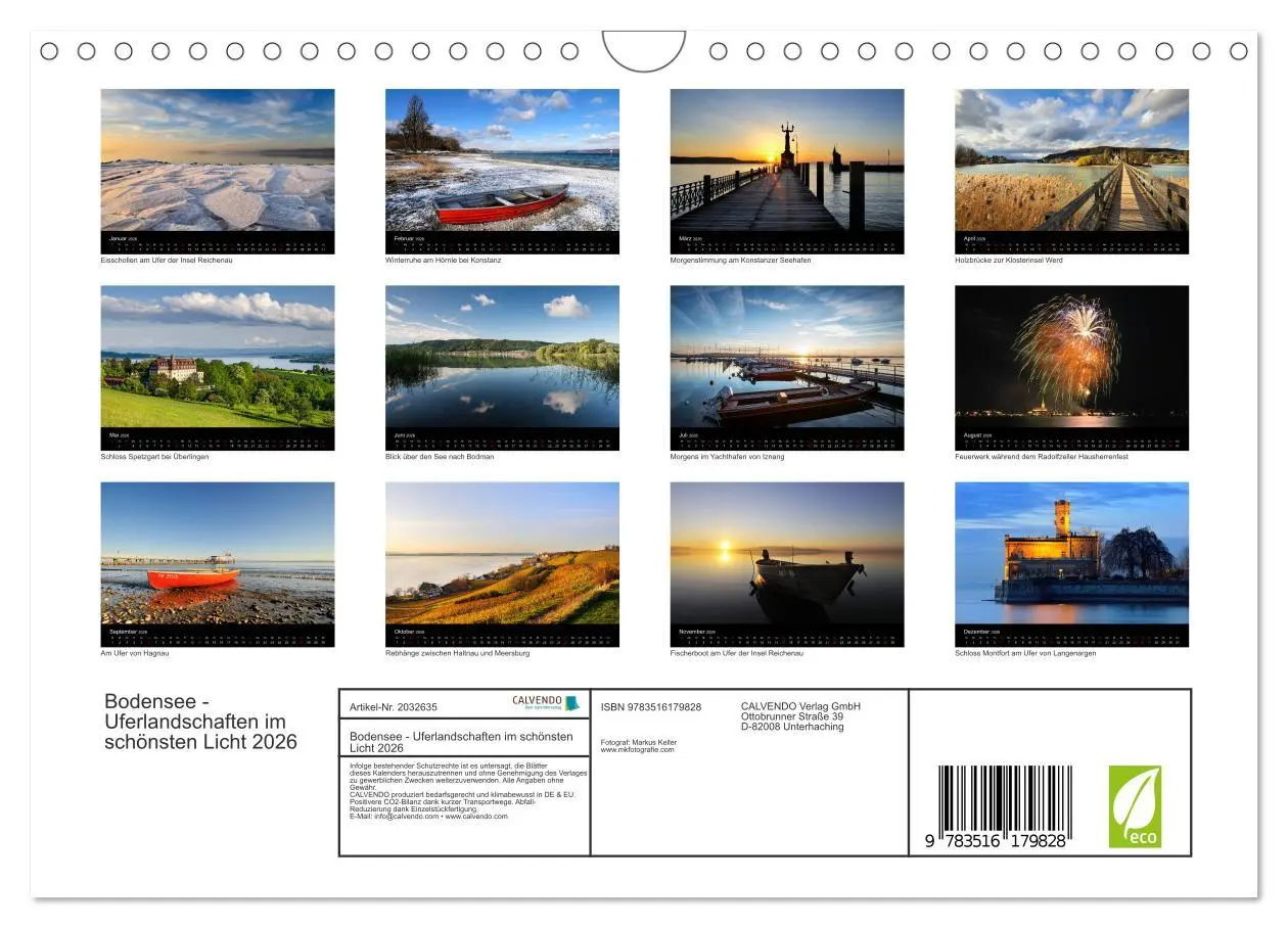 Bild: 9783516179828 | Bodensee - Uferlandschaften im schönsten Licht 2026 (Wandkalender...