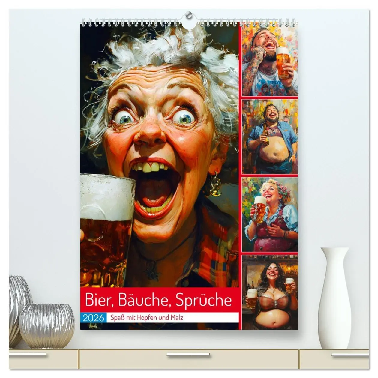 Cover: 9783516249828 | Bier, Bäuche, Sprüche. Spaß mit Hopfen und Malz (hochwertiger...