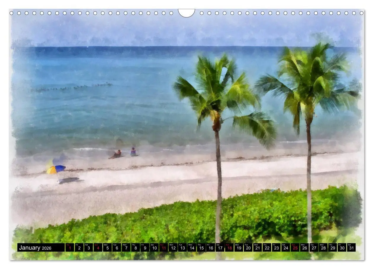 Bild: 9783516559828 | Beautiful Beaches Of Naples (Wall Calendar 2026 DIN A3 landscape),...