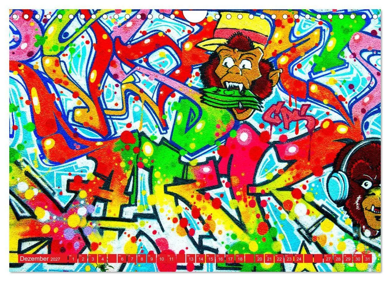 Bild: 9783569649828 | Street art Köln Michael Jaster (Wandkalender 2027 DIN A4 quer),...