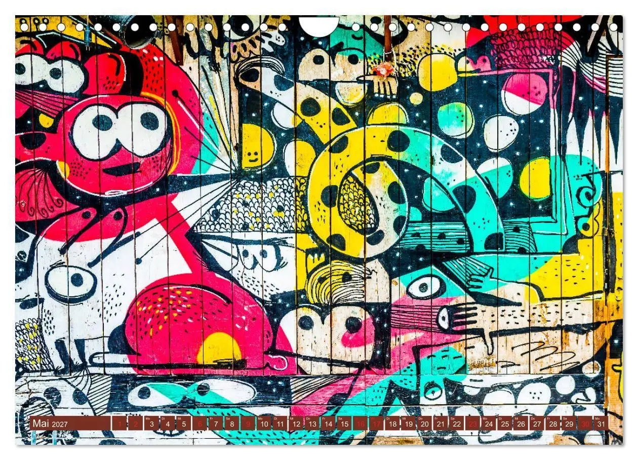 Bild: 9783569649828 | Street art Köln Michael Jaster (Wandkalender 2027 DIN A4 quer),...