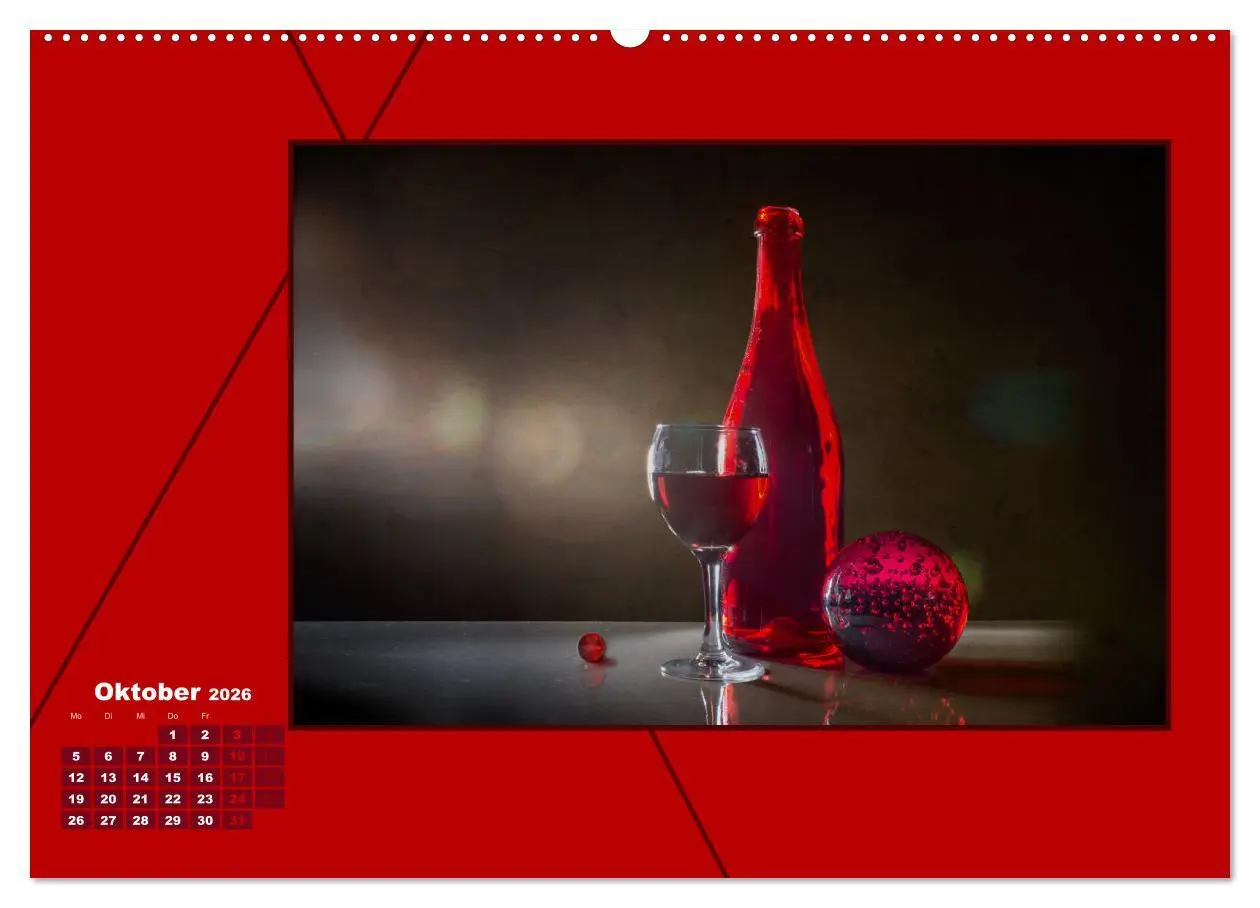Bild: 9783457459928 | Powerfarbe Rot (hochwertiger Premium Wandkalender 2026 DIN A2...