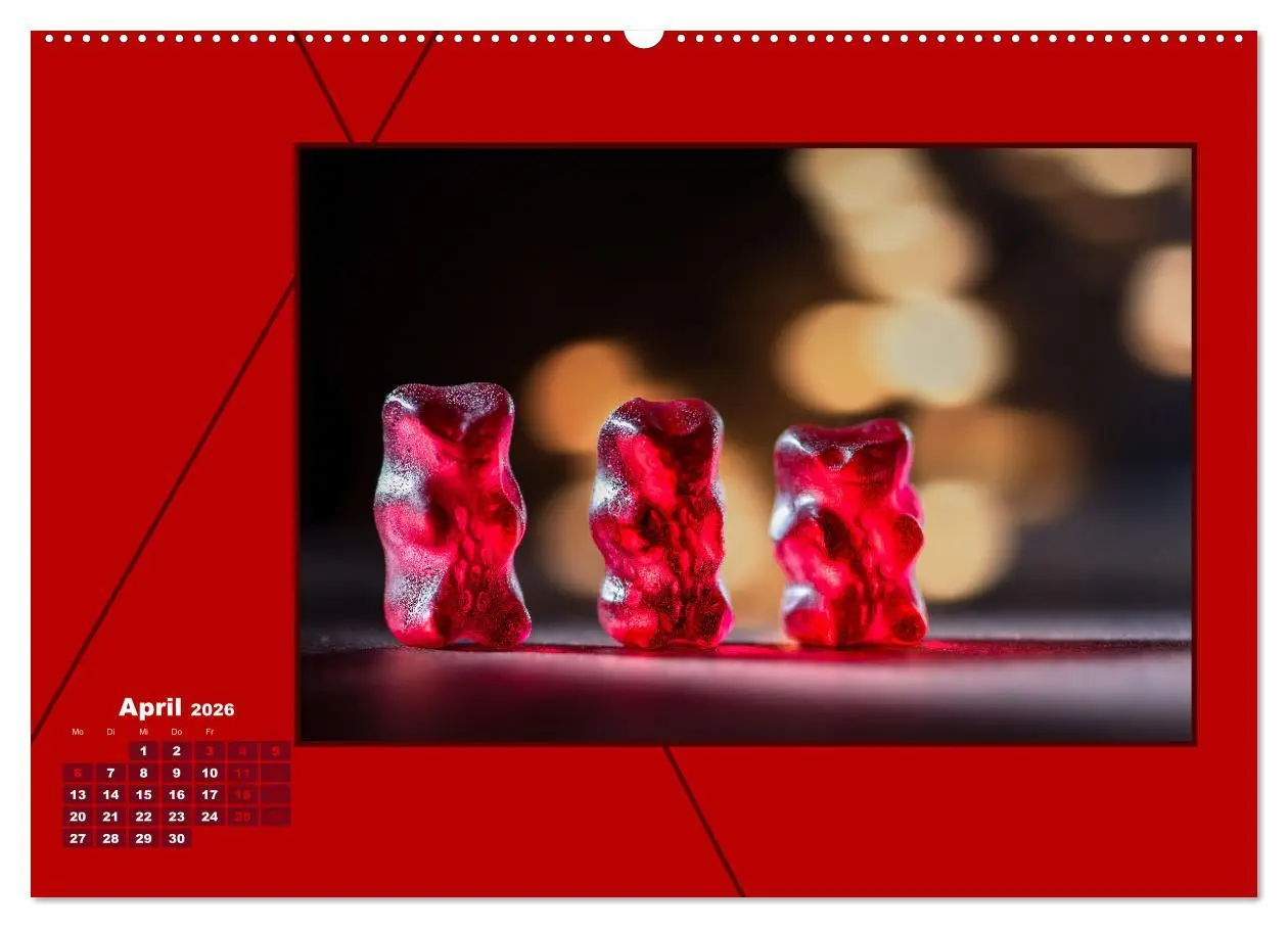 Bild: 9783457459928 | Powerfarbe Rot (hochwertiger Premium Wandkalender 2026 DIN A2...