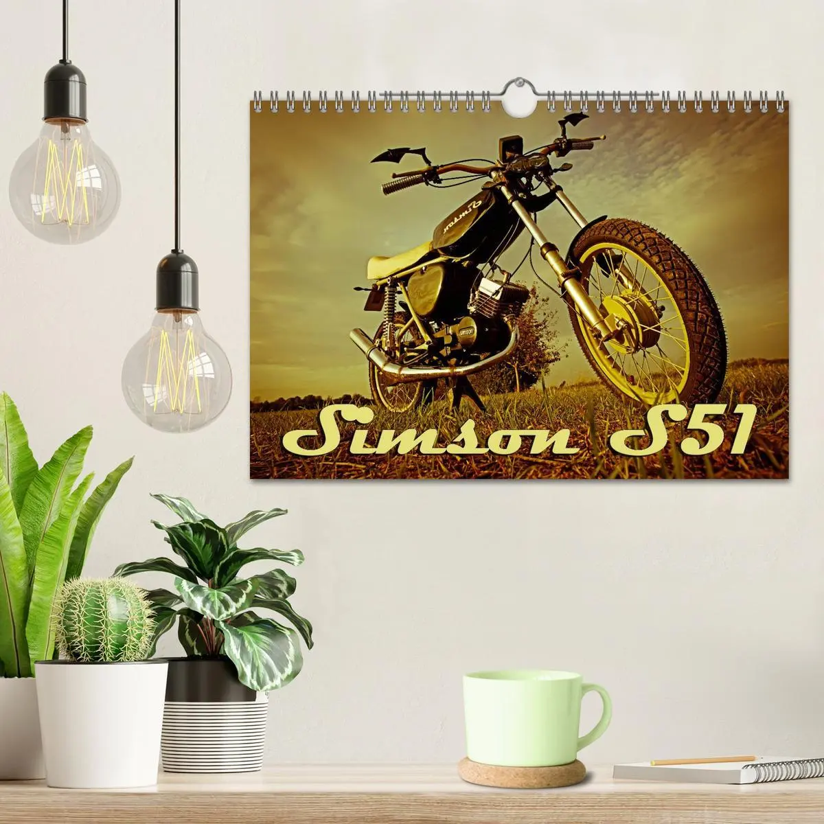 Bild: 9783516099928 | Simson S51 (Wandkalender 2026 DIN A4 quer), CALVENDO Monatskalender