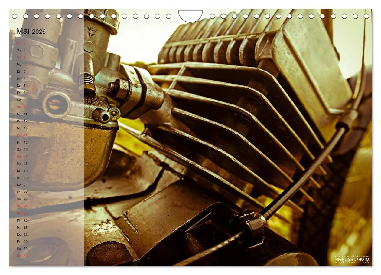 Bild: 9783516099928 | Simson S51 (Wandkalender 2026 DIN A4 quer), CALVENDO Monatskalender